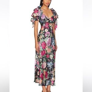 Selkie The Poet Slip Dress in Puck XL